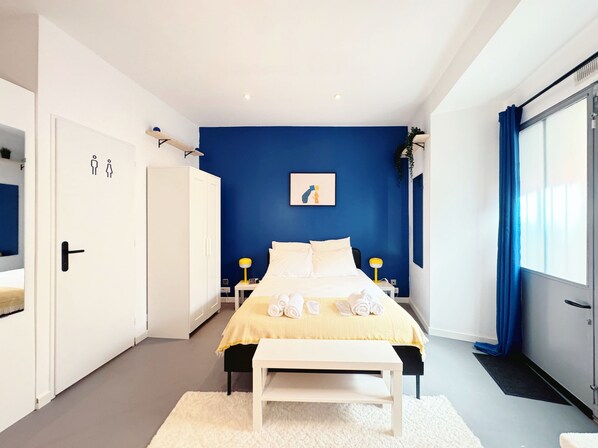1 Schlafzimmer, Bügeleisen/Bügelbrett, Reisekinderbett, kostenloses WLAN