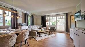 Living area - Ferienwohnung Hanseatic 21 Seebrücke (Baabe)