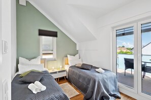 2 chambres, fer et planche à repasser, Wi-Fi gratuit, draps fournis