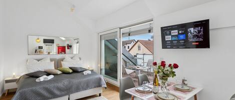 2 Schlafzimmer, Bügeleisen/Bügelbrett, kostenloses WLAN, Bettwäsche