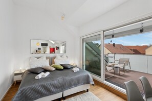 2 bedrooms, iron/ironing board, free WiFi, bed sheets - Sunset Escape - new building comfort, top connection, parking, 4k Smart TV (Dasing)