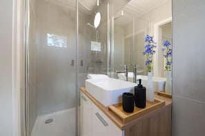 Shower, hair dryer