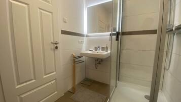 Shower, hair dryer