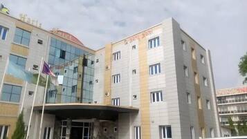 Voorkant van accommodatie