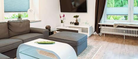 Fernseher, Kamin, Arbeitsbereiche