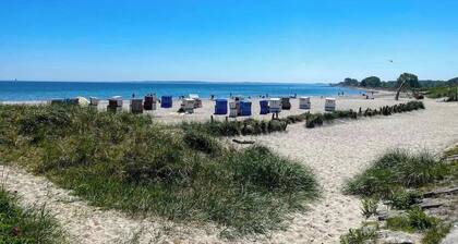 Strandhoch Damp - strandnahe Neubau 3 Zi. Endetage Whg. für 6 Personen mit Balkon, Fahrstuhl + gratis Wi-fi