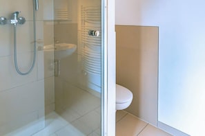 Shower, hair dryer