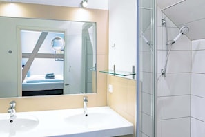 Shower, hair dryer
