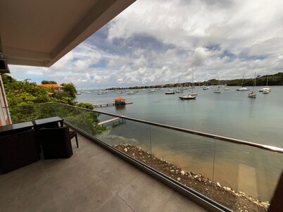 Cozy 2-bedroom condo with AC, fitness room in welcoming Lance aux Epines
