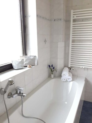 Shower, hair dryer