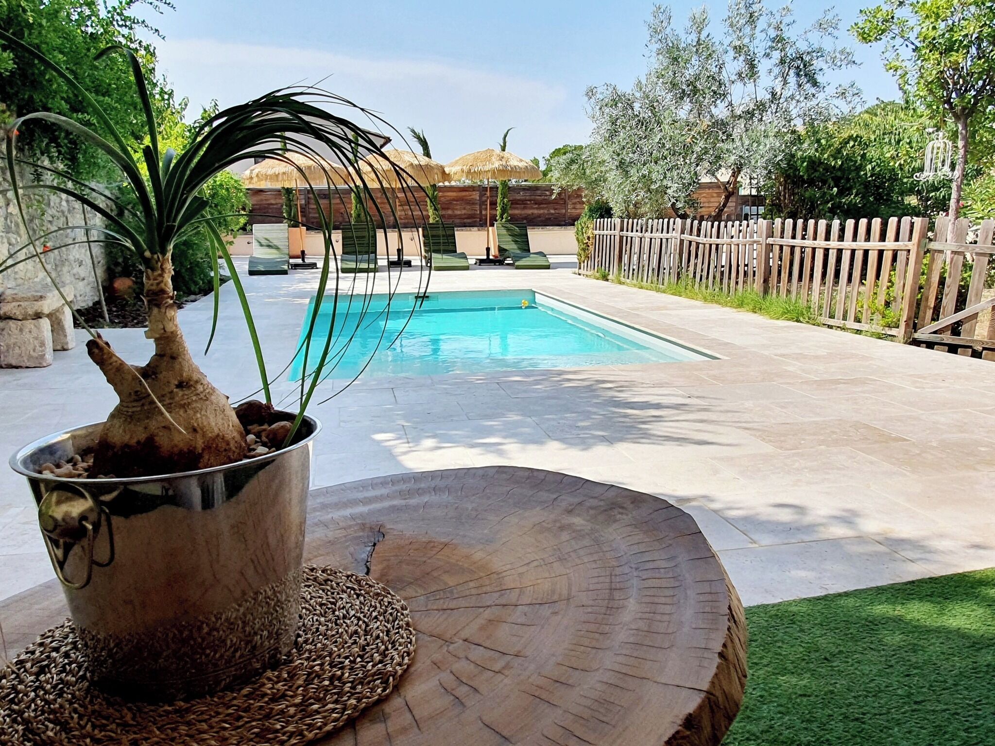 Alberca al aire libre 