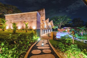 A szálláshely homlokzata