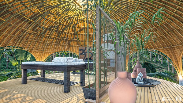 1 treatment room, massages