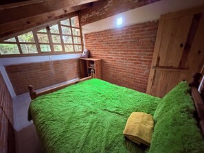 Cabaña familiar, patio, vista a la montaña | Vista desde la habitación