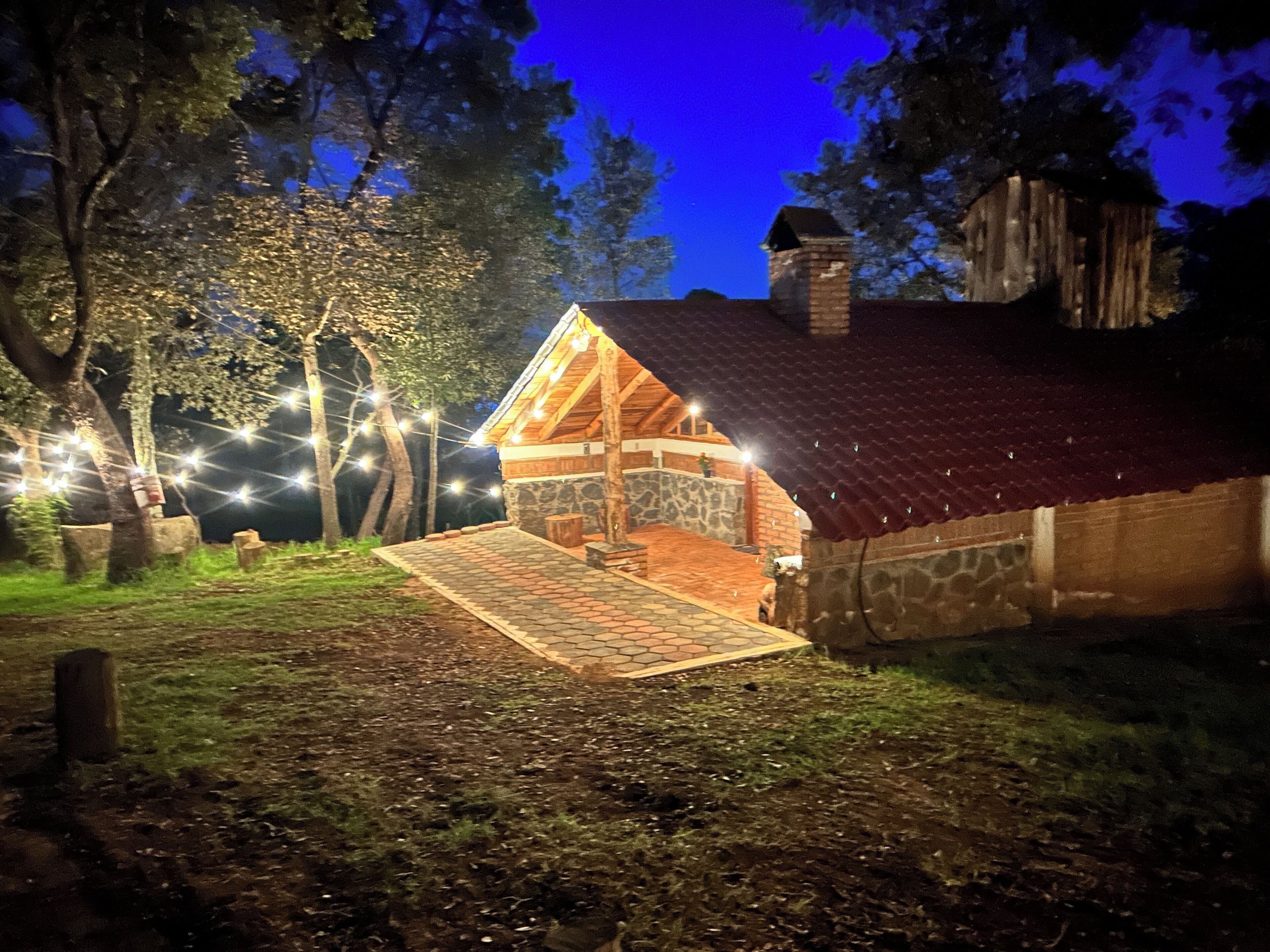 Front of property - evening/night