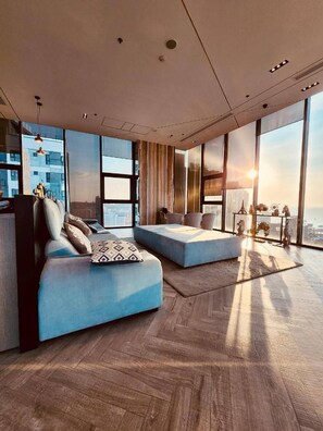 Condo, 1 Bedroom, Accessible, Smoking | Living area - Central Pattaya Excellent Place (Pattaya)