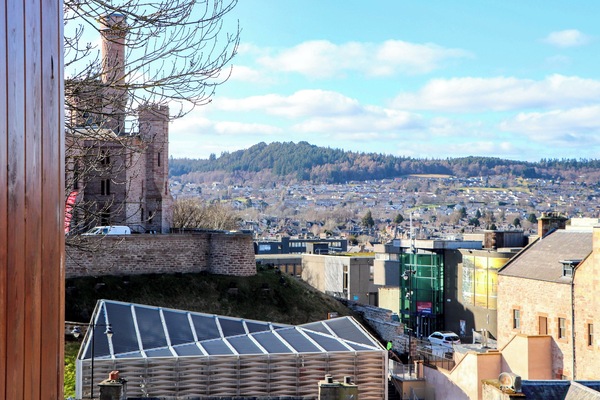 Blick von der Unterkunft