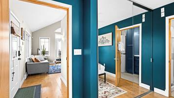 Premium bedding, down duvets, individually decorated