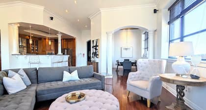 Luxury 3BR Downtown Kalamazoo Penthouse + Private Parking & Walkable