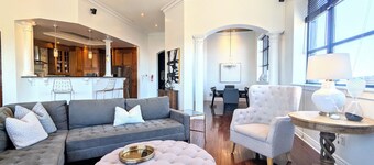 Luxury 3BR Downtown Kalamazoo Penthouse + Private Parking & Walkable
