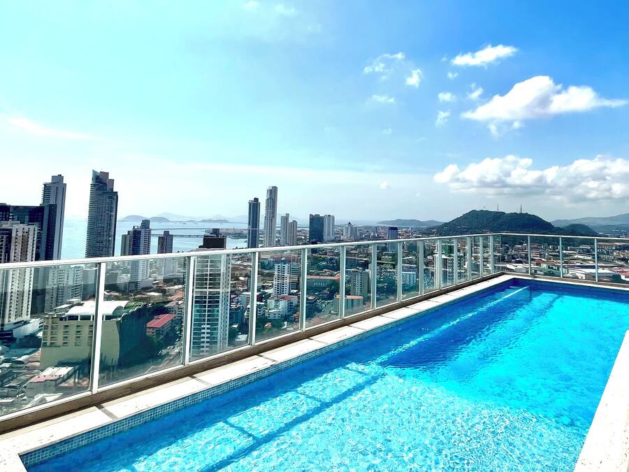 Rooftop pool