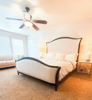 5 bedrooms, iron/ironing board, WiFi, bed sheets