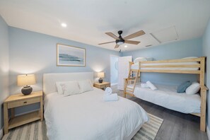 3 chambres, bureau, fer et planche à repasser, Wi-Fi gratuit