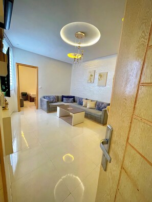 Living area - Chic & Cozy Stay in Saidia: Fully Equipped for Families (Saidia)