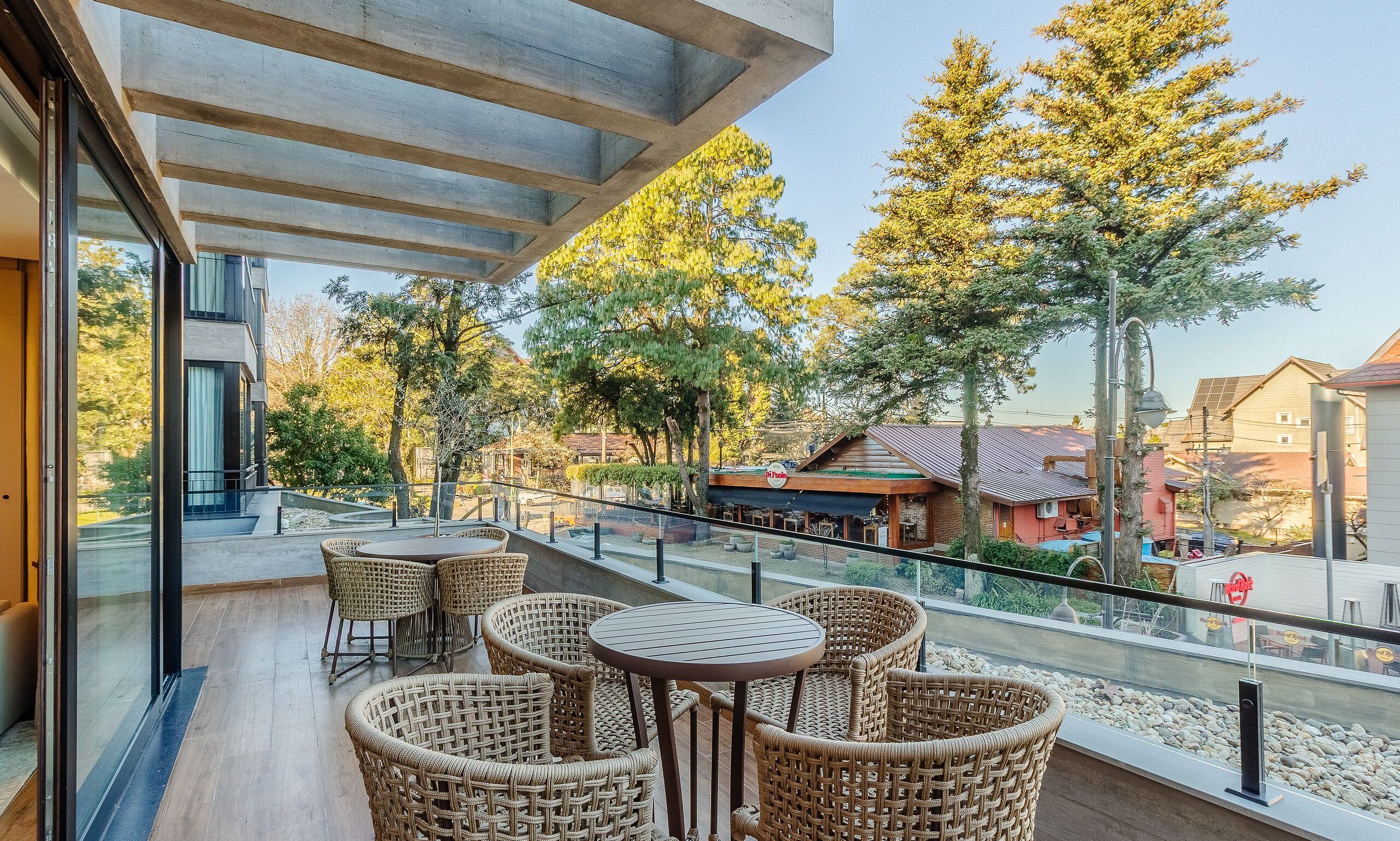 Basic-Apartment | Speisen im Freien