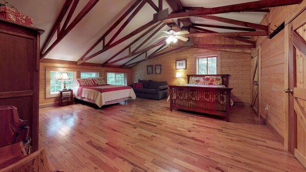1 bedroom, free WiFi, bed sheets - Creekside View Cabin:Dog-Friendly, Fire Pit-$Dsct (Rockbridge)
