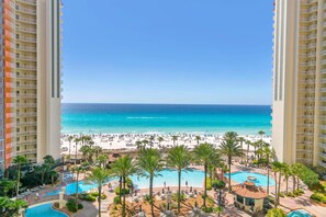 Condo, 1 King Bed with Sofa bed (Shores of Panama 816) | Pool | Indoor pool, a heated pool
