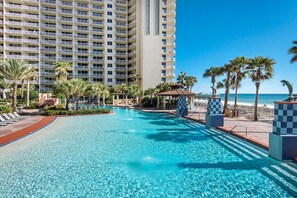 Bloc d'apartaments, diversos llits (Shores of Panama 816) | Piscina | Piscina coberta i piscina climatitzada 