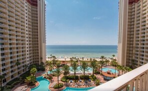 Condo, 1 King Bed with Sofa bed (Shores of Panama 816) | Pool | Indoor pool, a heated pool