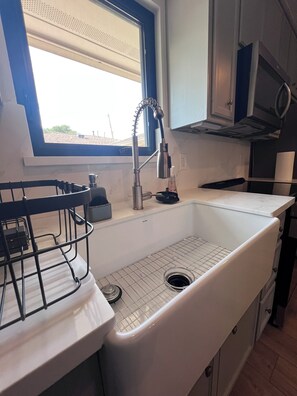 Microwave, oven, stovetop
