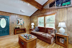 TV, caminetto, lettore DVD