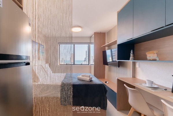 Apartemen Basic | 1 kamar tidur dan Wi-Fi gratis