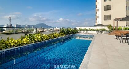 Estadia completa com piscina a 400m da Praia da Armação \- SKL