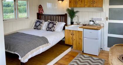 Shepherd's Hut With Wood-Fired Hot Tub And Epic Views Over Rutland Water