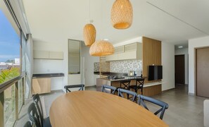 Apartment | Dining - Modern and Sophisticated Apartments Near the Beach in Marau VLL (Maraú)