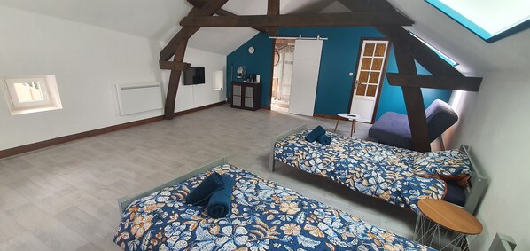 1 chambre, Wi-Fi, draps fournis