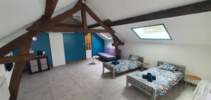 1 chambre, Wi-Fi, draps fournis