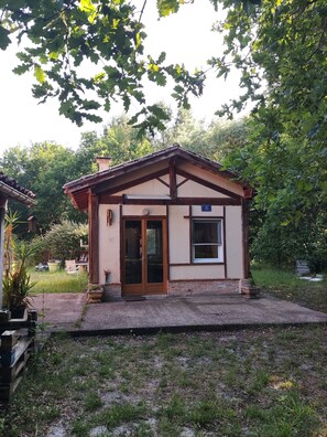Exterior - Atypical cottage in the forest with artist's studio! (Moustey)