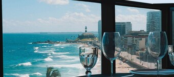 Beachfront Building With Swimming Pool in Barra in SSA - SPB