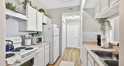 Clearwater Condo at The Avalon – 1BR with Pool, Gym, WiFi, and AC