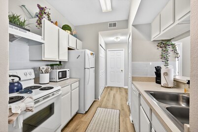 Clearwater Condo at The Avalon – 1BR with Pool, Gym, WiFi, and AC