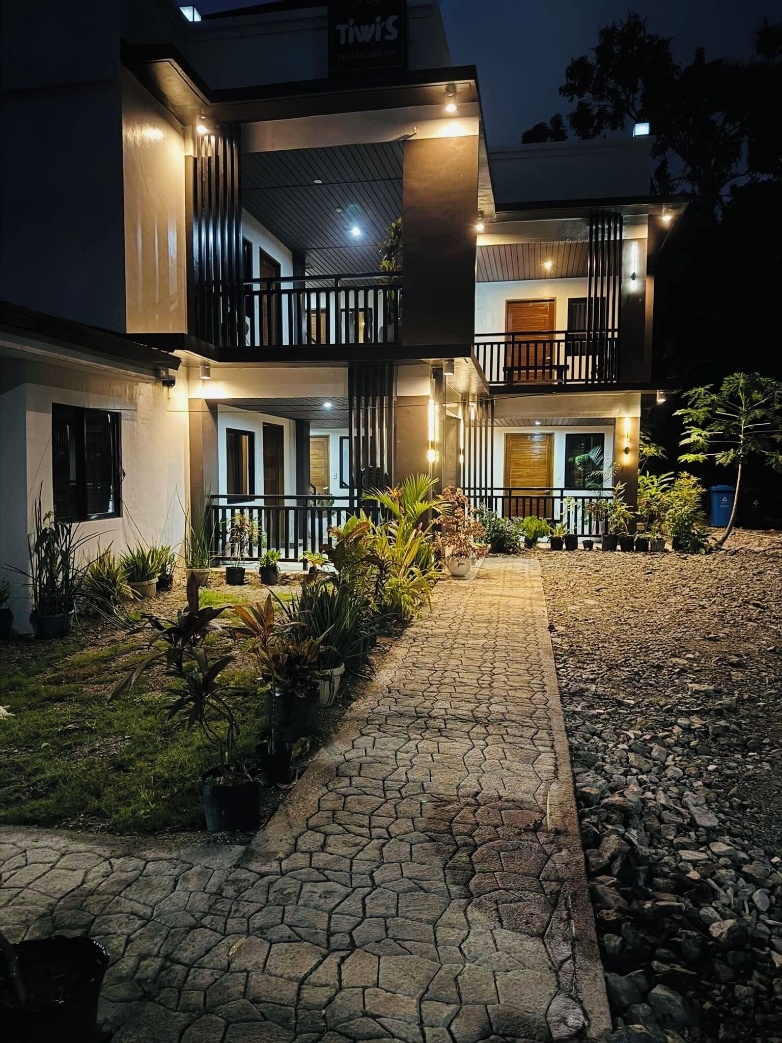 Façana frontal de l'allotjament