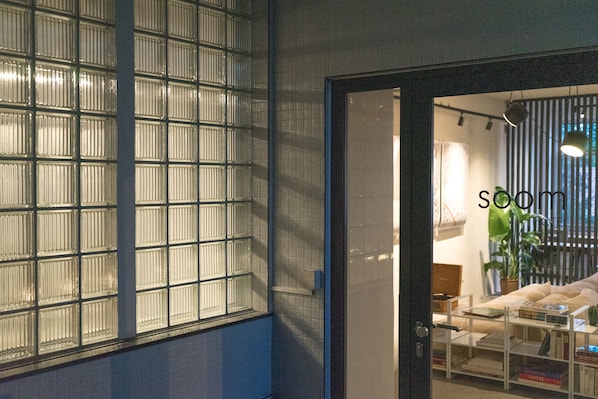 Interior entrance
