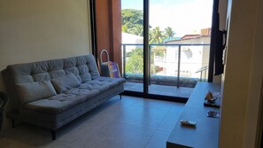 Huoneisto | Oleskelualue | Älytelevisio, Netflix, maksullisia elokuvia, suoratoistopalvelut