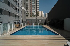 Pool - Cozy Apartment 5 minutes from Allianz Parque (Água Branca São Paulo)