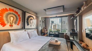 Apartemen Basic | 1 kamar tidur dan Wi-Fi gratis